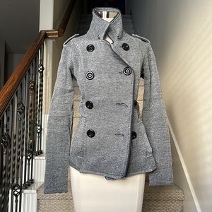 Obey Womens Sz8 Gray peacoat